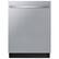 Front. Samsung - Smart 44dBA Dishwasher with StormWash+ - Stainless Steel.