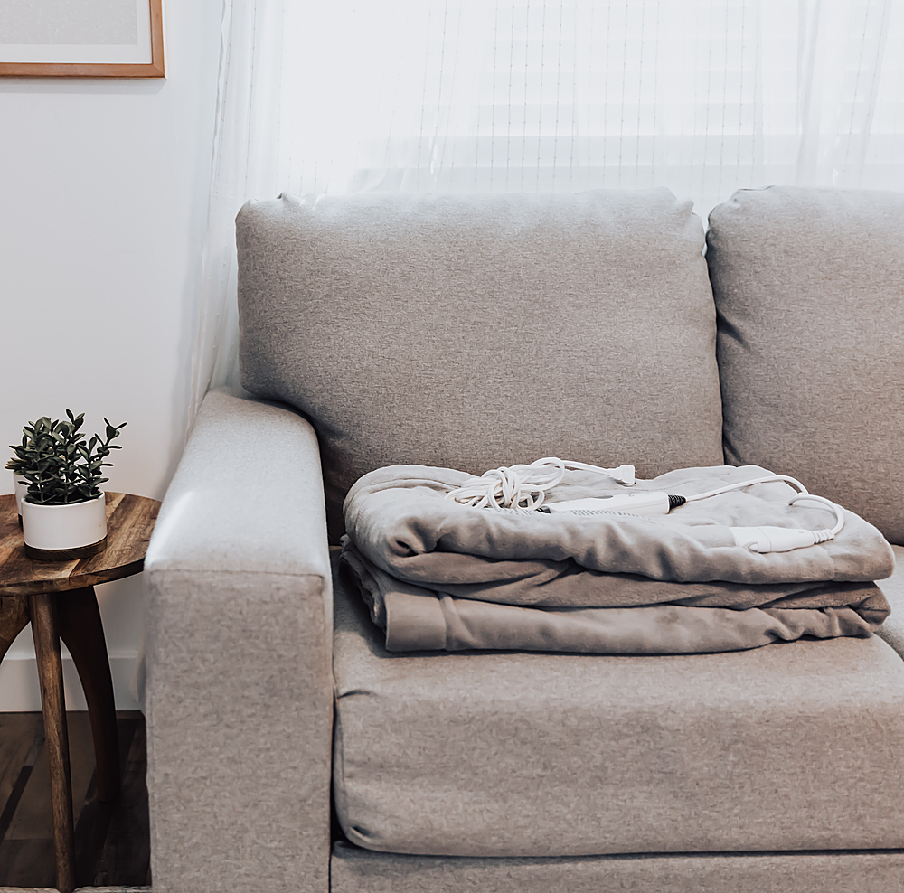 Bodi-Tek Cozy Comfort Heated Cushion - UNA (Scandinavian Light Grey)