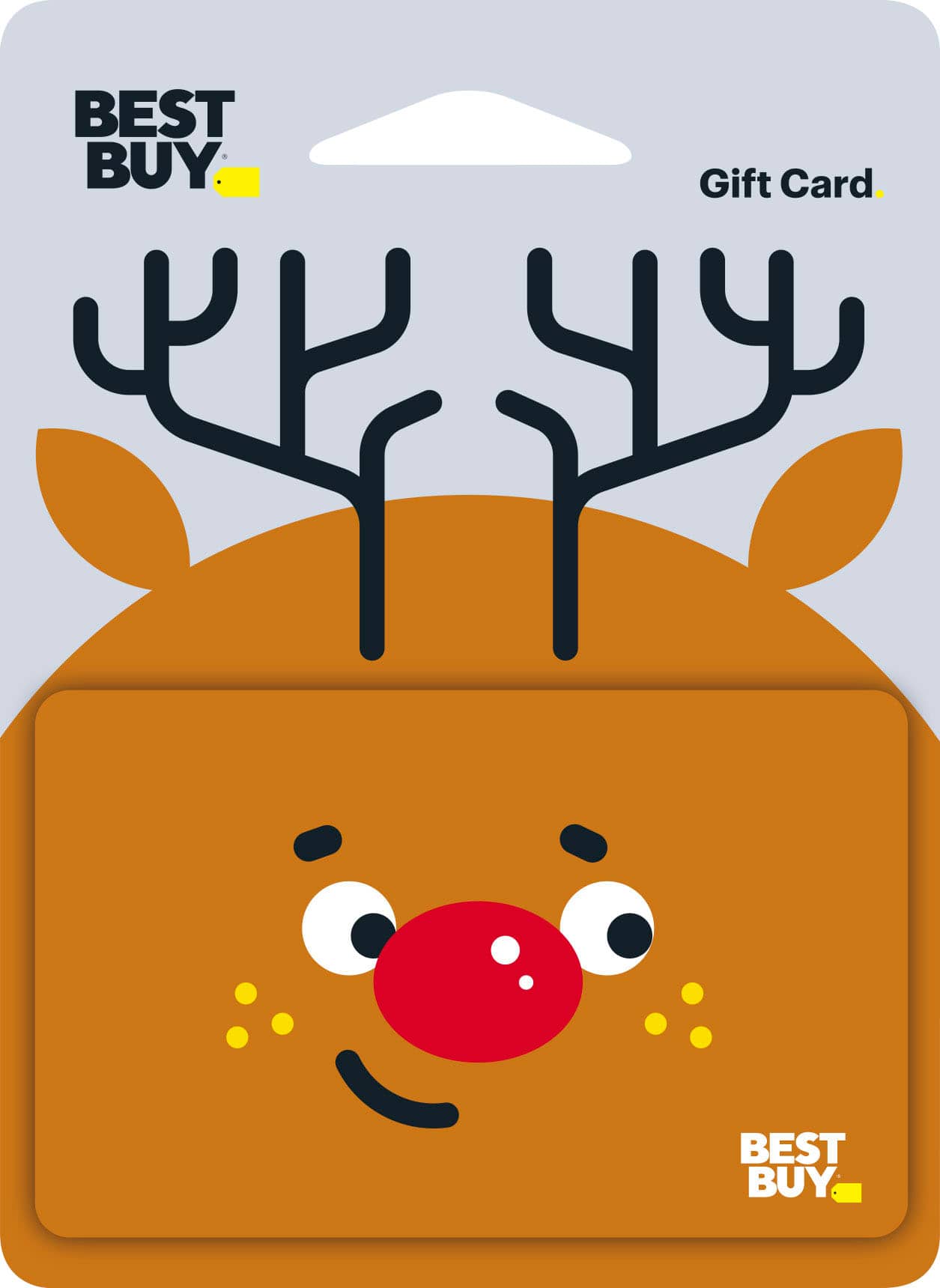 Front. Best Buy® - $100 Best Buy Reindeer Gift Card.