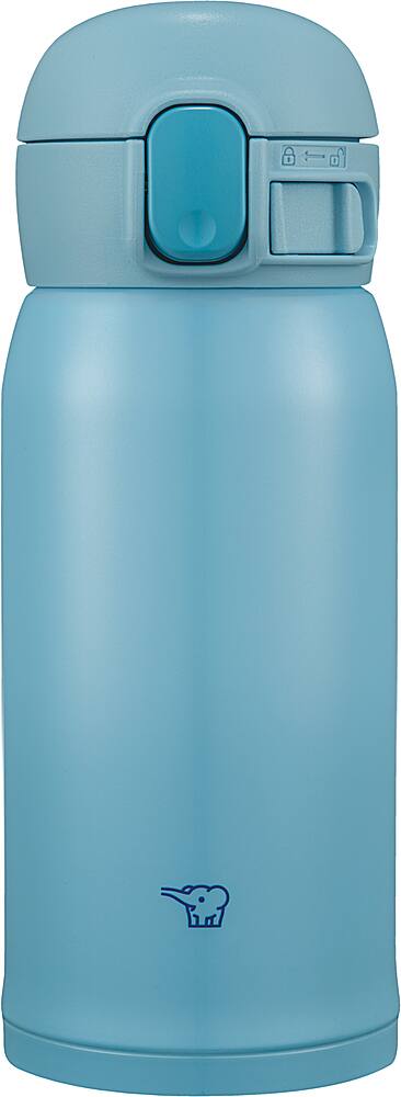 Angle View: Zojirushi - Stainless Mug 12oz. - Light Blue