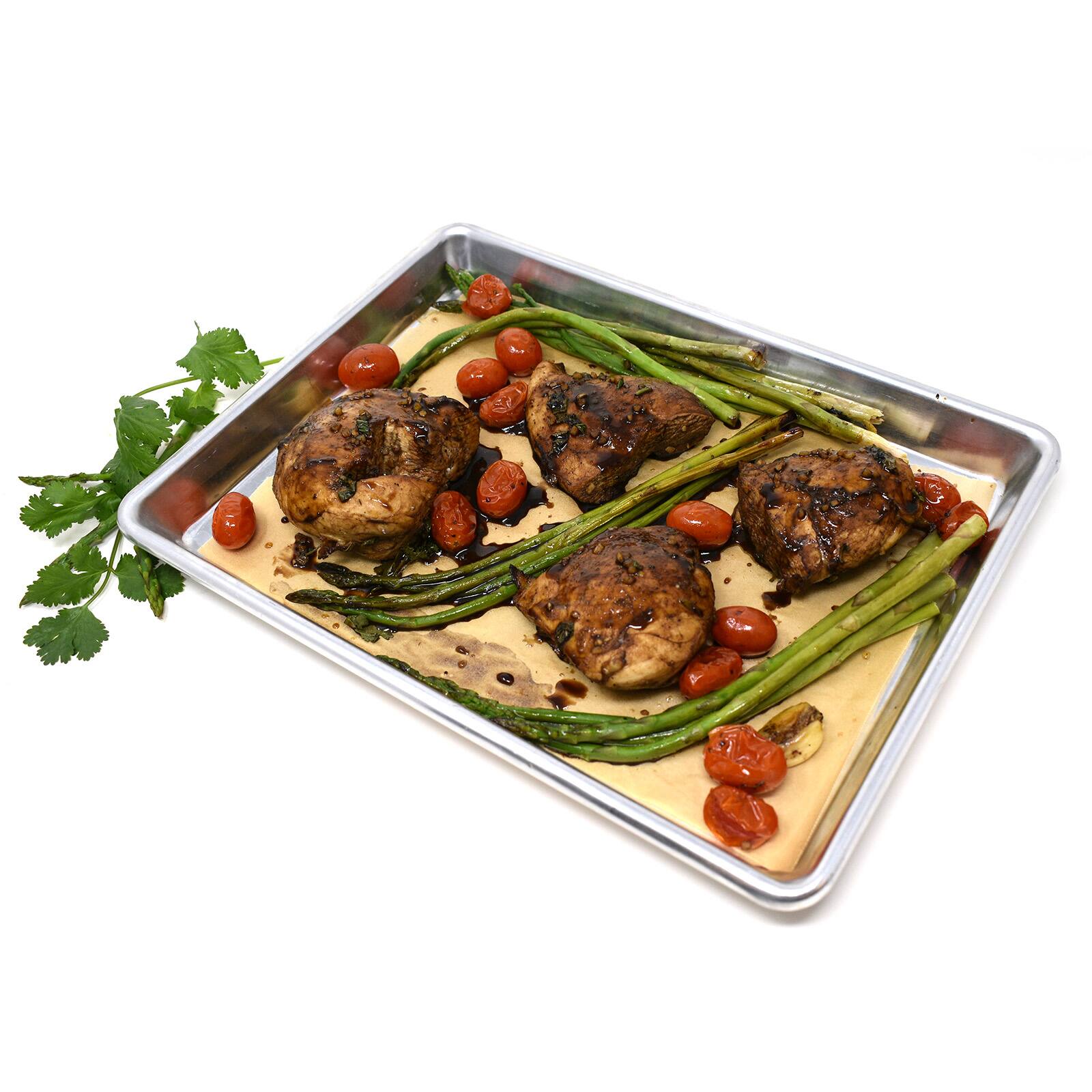 Alt View 4. Norpro - Jelly Roll Baking Sheet, 13 x 9.5 Inch, Aluminum - Silver.