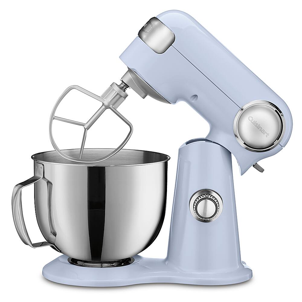 Alt View 14. Cuisinart - Precision Master 5.5 Quart Stand Mixer - Arctic Blue.