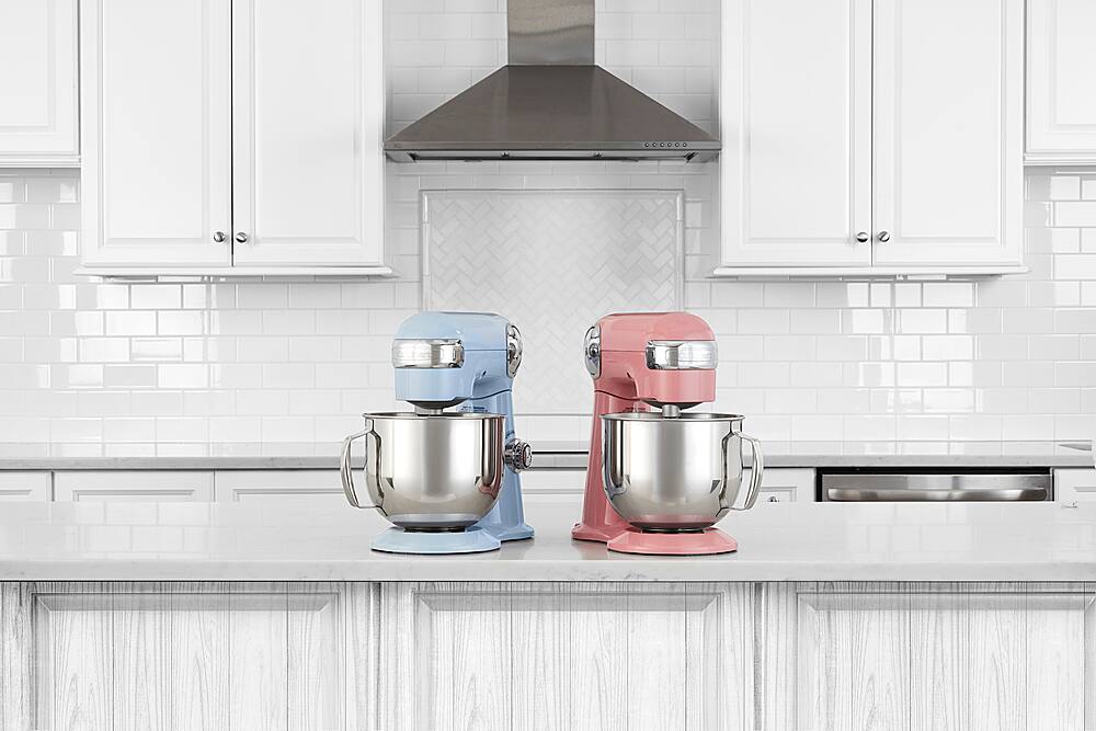 Alt View 24. Cuisinart - Precision Master 5.5 Quart Stand Mixer - Arctic Blue.