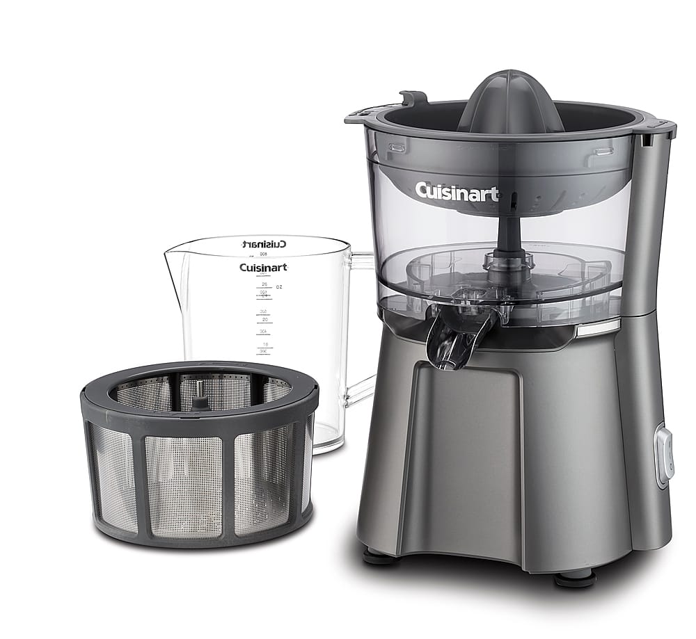 Alt View 16. Cuisinart - Combo Juice Extractor/Citrus Juicer - Gray.