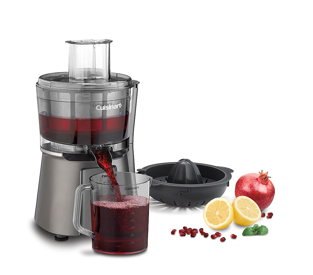 Alt View 27. Cuisinart - Combo Juice Extractor/Citrus Juicer - Gray.