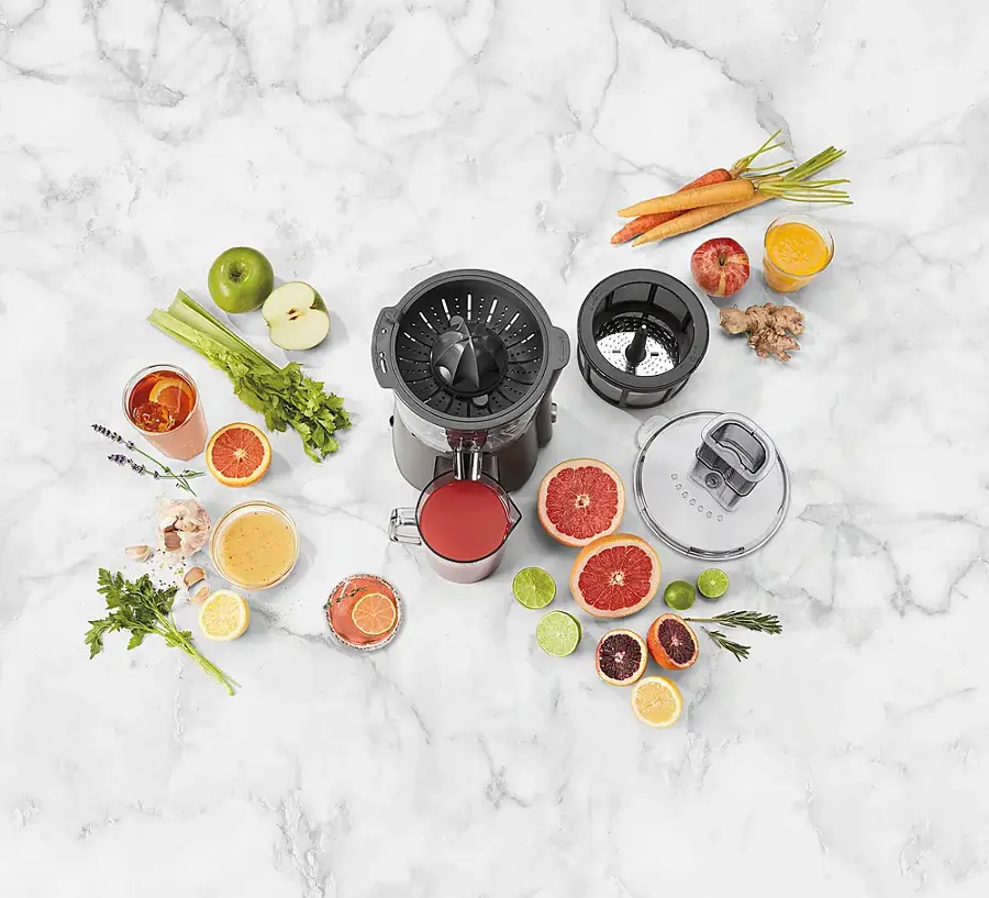 Alt View 28. Cuisinart - Combo Juice Extractor/Citrus Juicer - Gray.
