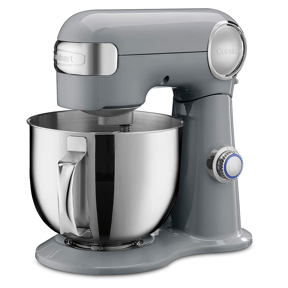 Alt View 12. Cuisinart - Precision Master 5.5 Quart Stand Mixer - Dove Grey.