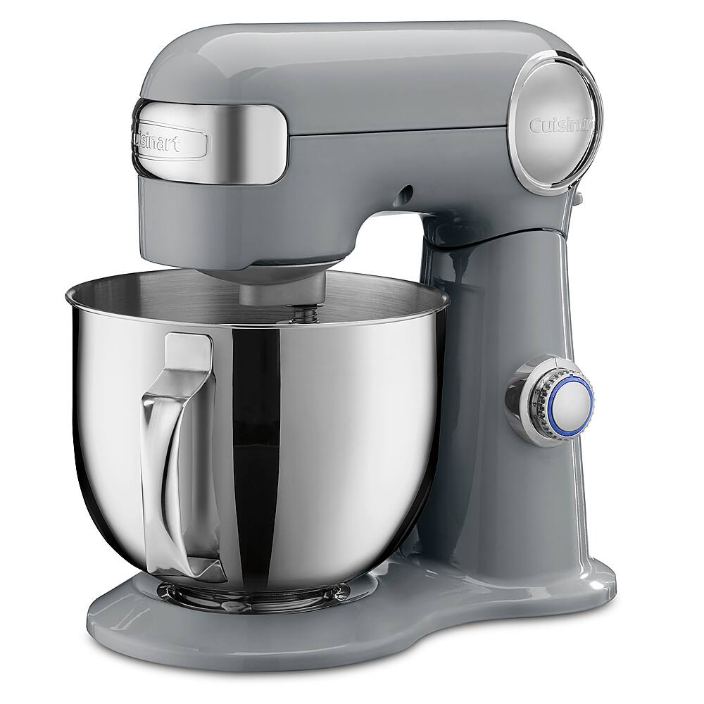 Alt View 12. Cuisinart - Precision Master 5.5 Quart Stand Mixer - Dove Grey.