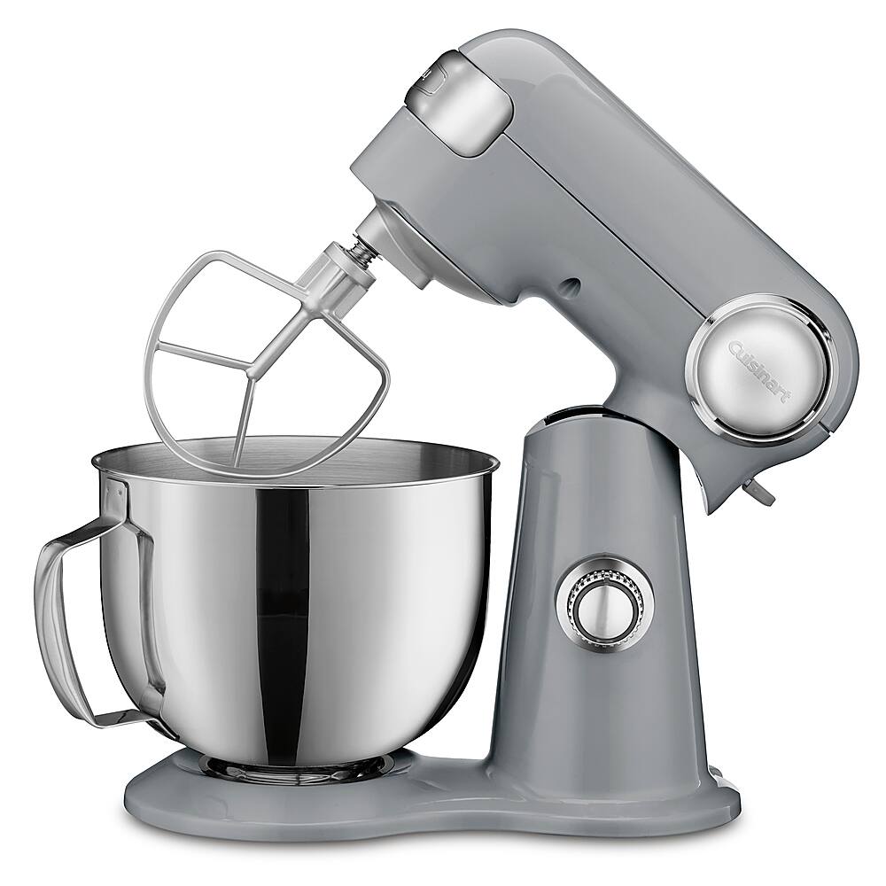 Alt View 14. Cuisinart - Precision Master 5.5 Quart Stand Mixer - Dove Grey.