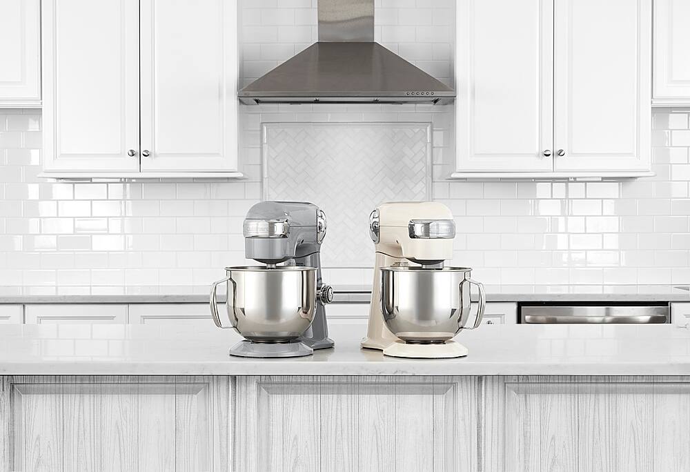 Alt View 18. Cuisinart - Precision Master 5.5 Quart Stand Mixer - Dove Grey.