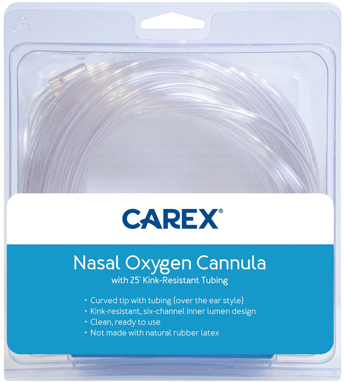 Carex - Oxygen Cannula with 25' oxygen supply tubing