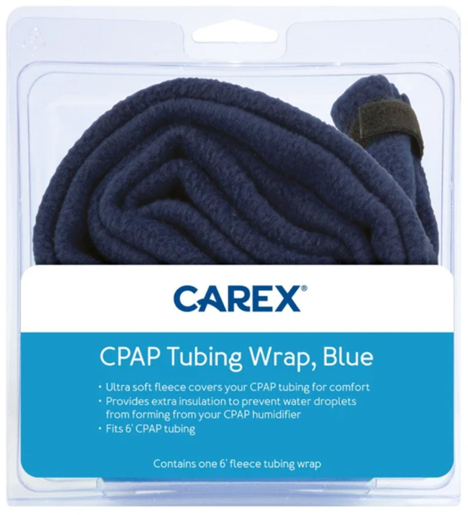 Carex - CPAP Tubing Wrap, Navy Blue - Blue