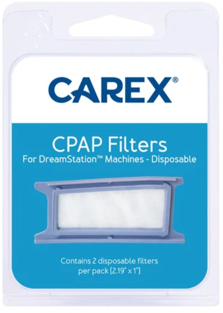 

Carex - CPAP Filters for DreamStation Machines, Disposable - Multicolor