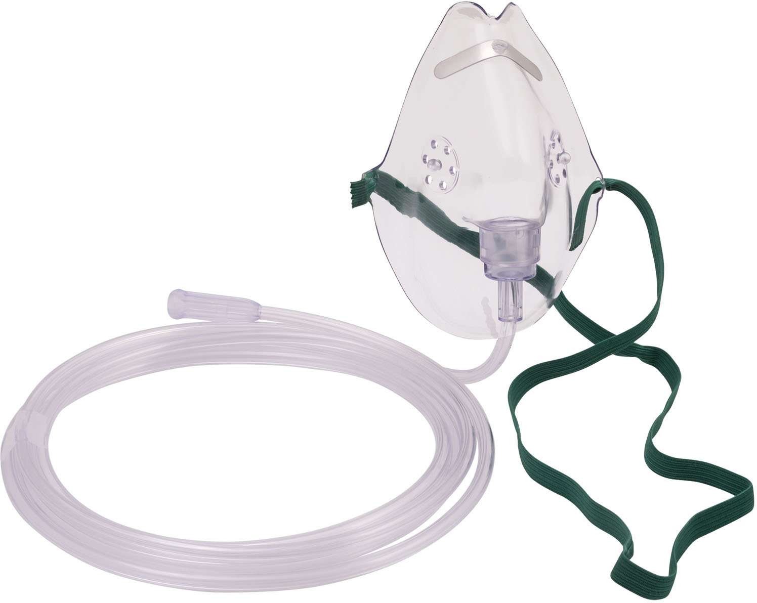 Carex - Oxygen Mask With 7-Inch Tubing - Clear