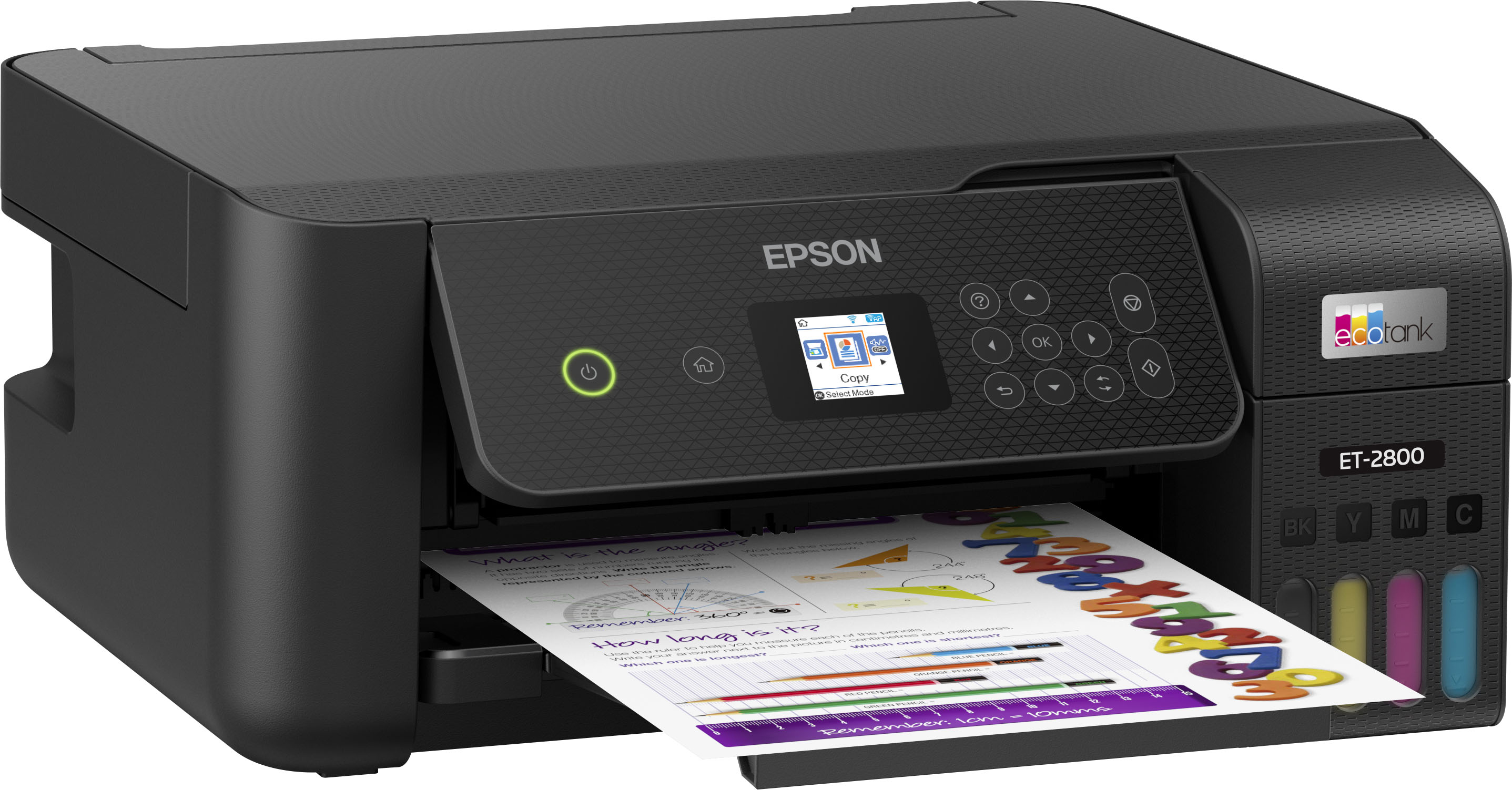 Epson EcoTank ET-2800 Impresora Supertank inalámbrica a color todo en uno  sin cartuchos con escaneo y copia, la impresora básica ideal para el hogar