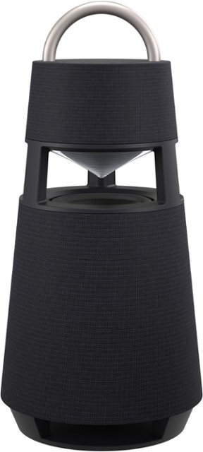 Front Zoom. LG - XBOOM 360 Portable Bluetooth Omnidirectional Speaker - Black.