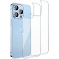 Angle. SaharaCase - ZeroDamage Tempered Glass Rear Housing Protector for Apple iPhone 13 Pro (2-Pack) - Clear.