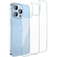 SaharaCase - ZeroDamage Tempered Glass Rear Housing Protector for Apple iPhone 13 Pro (2-Pack) - Clear - Angle_Zoom