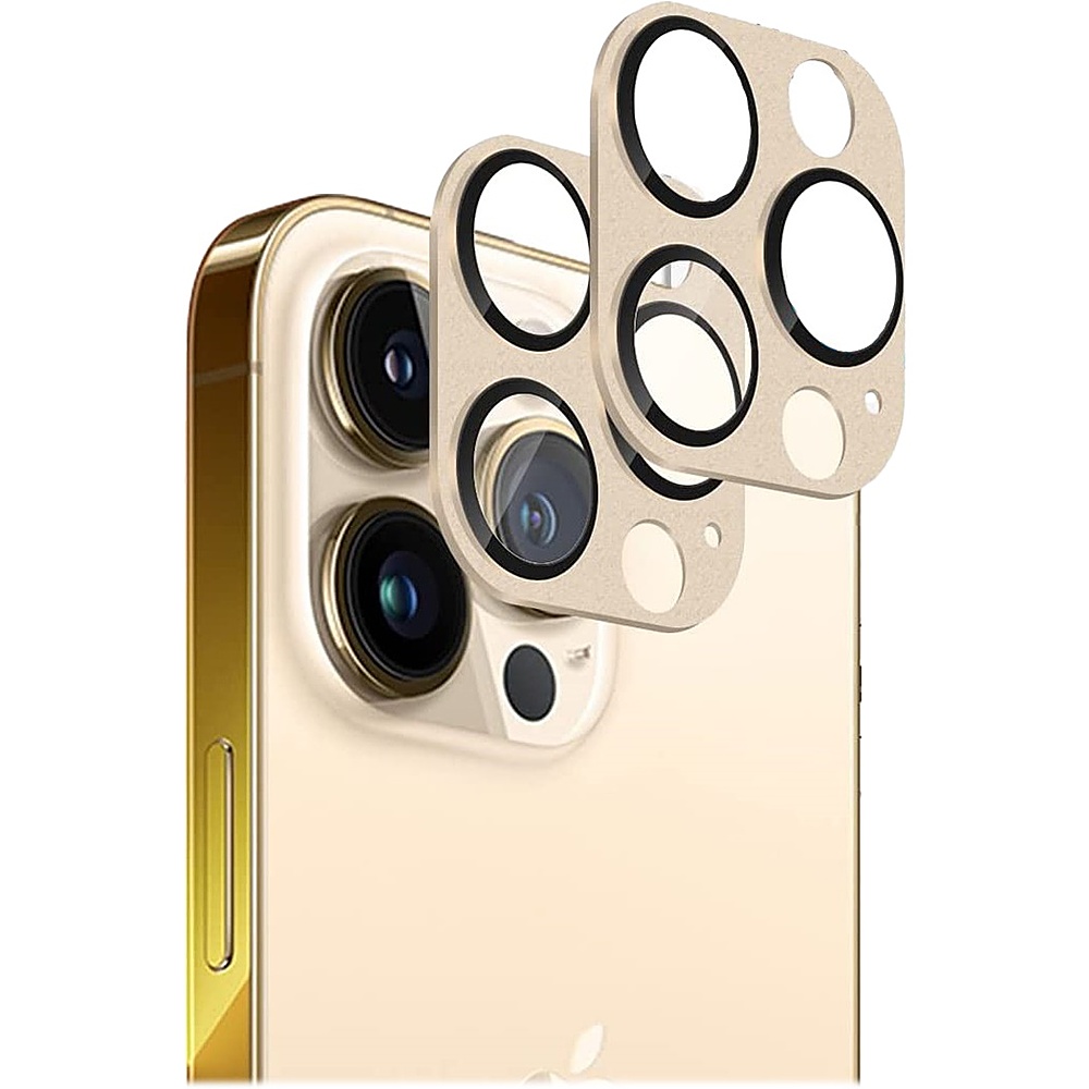 SaharaCase ZeroDamage Camera Lens Protector for Apple iPhone 13 Pro and iPhone 13 Pro Max Gold
