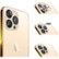 Alt View 13. SaharaCase - ZeroDamage Camera Lens Protector for Apple iPhone 13 Pro and iPhone 13 Pro Max (2-Pack) - Gold.