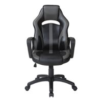 OSP Home Furnishings - Influx Gaming Chair - Gray - Front_Zoom