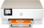 HP - ENVY Inspire 7255e Wireless All-In-One Inkjet Photo Printer with 6 months of Instant Ink included with HP+ - White & Sandstone