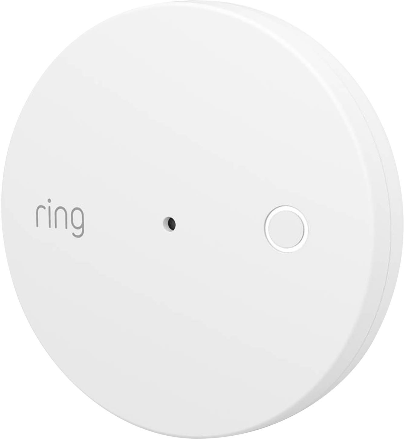 Left View: Ring - Alarm Glass Break Sensor (2-Pack) - White