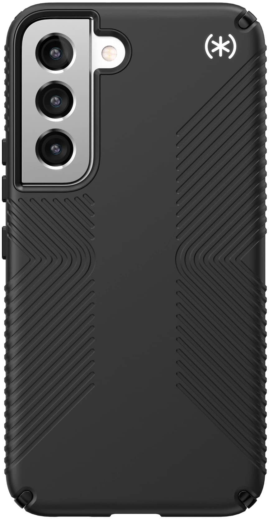 Front. Speck - Presidio2 Grip Case for Samsung GS22 - Black.