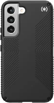 Front. Speck - Presidio2 Grip Case for Samsung GS22 - Black.