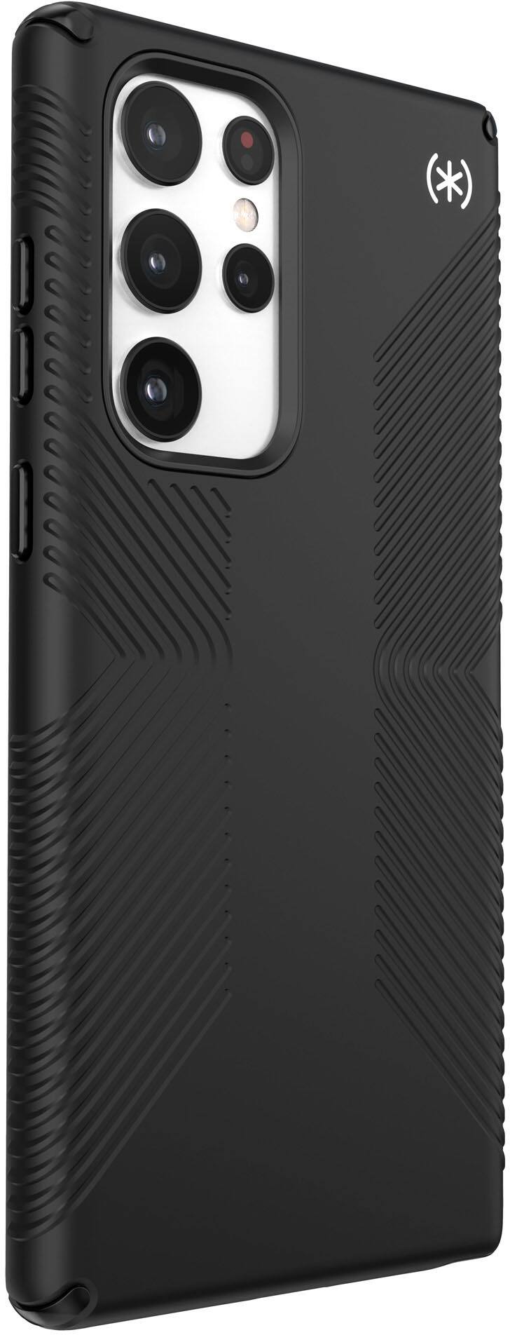Alt View 3. Speck - Presidio2 Grip Case for Samsung GS22 Ultra - Black.