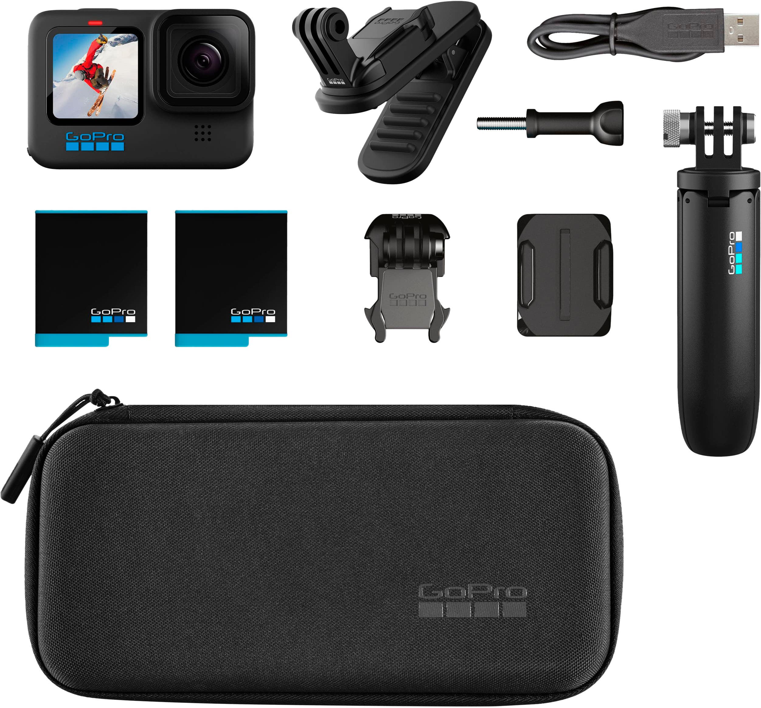 Best Buy: GoPro HERO10 Black Action Camera Bundle Black CHDRB-101 ...