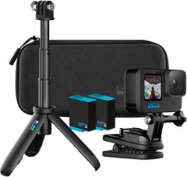 GoPro - HERO10 Black Action Camera Bundle - Black - Angle_Zoom