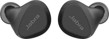 Jabra - Elite 4 Active True Wireless Noise Cancelling In-Ear Headphones - Black - Front_Zoom