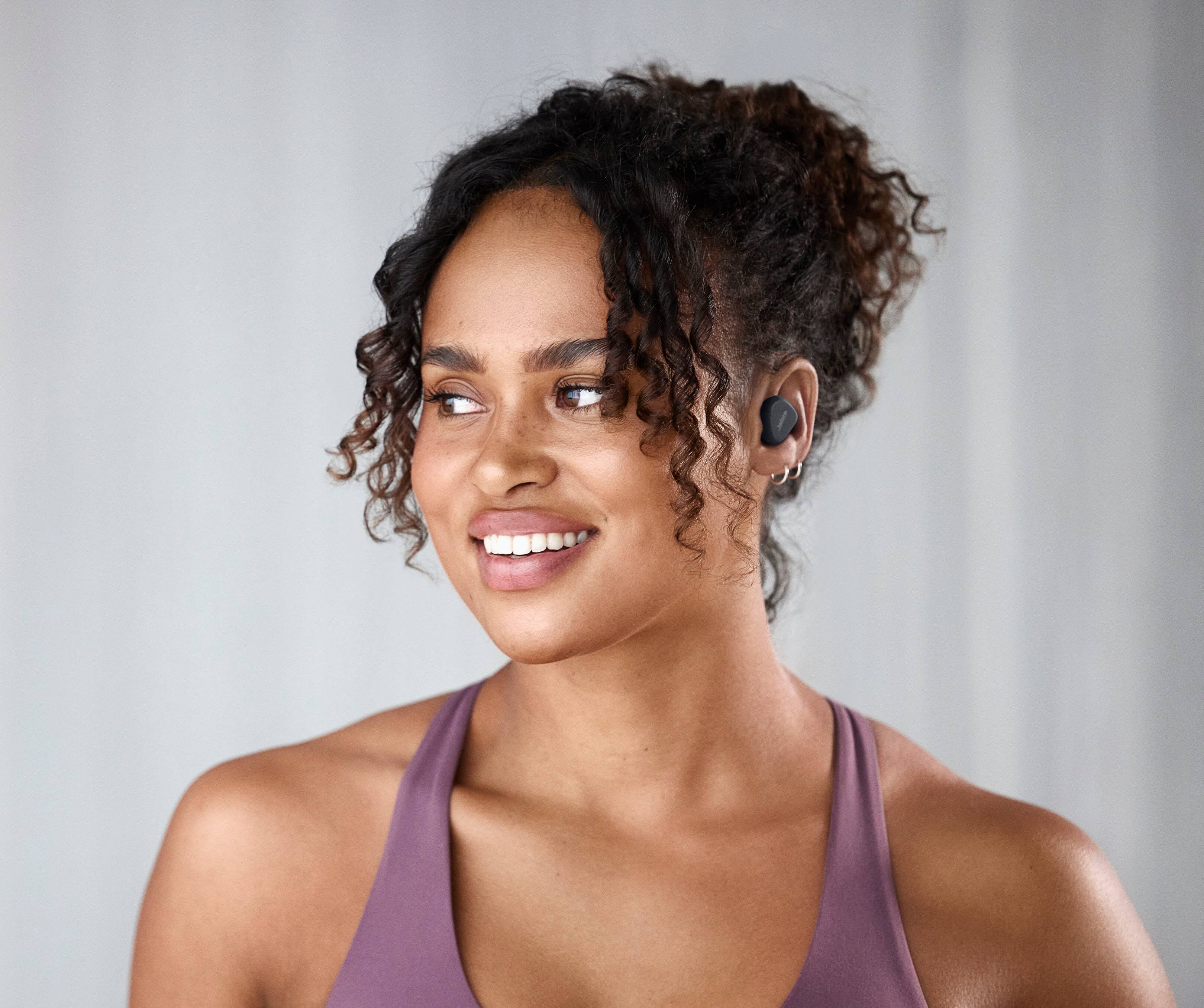 Alt View 11. Jabra - Elite 4 Active True Wireless Noise Cancelling In-Ear Headphones - Black.