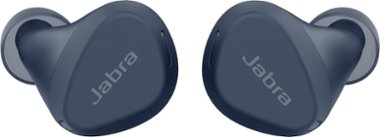 Jabra - Elite 4 Active True Wireless Noise Cancelling In-Ear Headphones - Navy - Front_Zoom