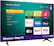 Angle. Hisense - 55" Class R6G Series LED 4K UHD Smart Roku TV - black.