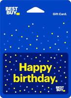 Best Buy® - $100 Best Buy Confetti Gift Card - Front_Zoom