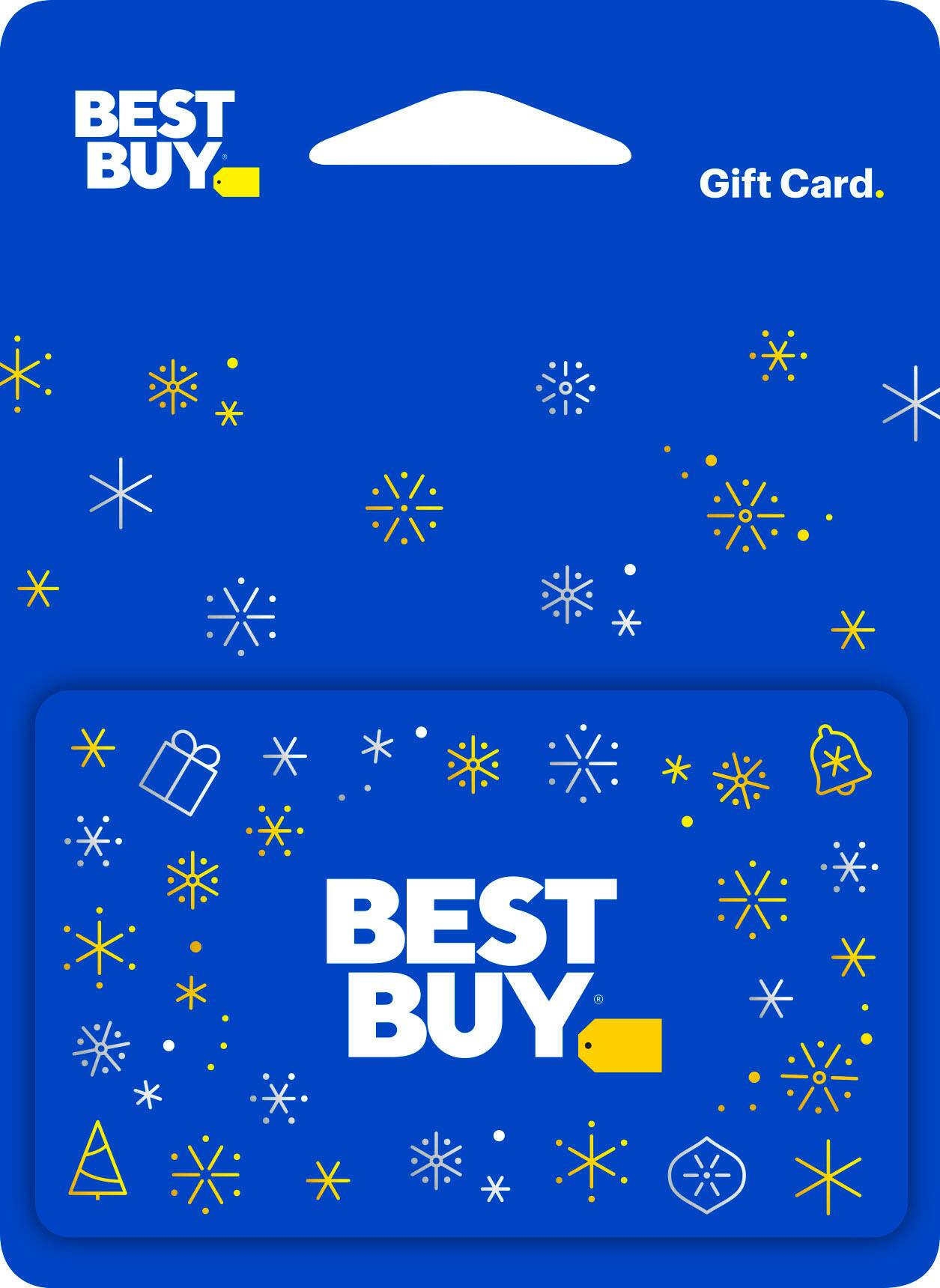 Front. Best Buy® - $25 Best Buy Holiday Brand Gift Card.