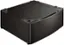 Angle. LG - 29" Laundry Pedestal With Storage Drawer - Black Steel.