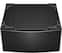 LG - 29" Laundry Pedestal With Storage Drawer - Black Steel