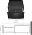 Alt View 11. LG - 29" Laundry Pedestal With Storage Drawer - Black Steel.