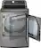 Alt View 11. LG - 7.3 Cu. Ft. Smart Gas Dryer with EasyLoad Door - Graphite Steel.