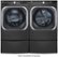 Alt View 16. LG - 9.0 Cu. Ft. Stackable Smart Gas Dryer with Steam and Built-In Intelligence - Black Steel.
