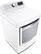 Angle. LG - 7.3 Cu. Ft. Smart Electric Dryer with EasyLoad Door - White.