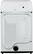 Alt View 20. LG - 7.3 Cu. Ft. Smart Electric Dryer with EasyLoad Door - White.