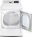 Alt View 3. LG - 7.3 Cu. Ft. Smart Electric Dryer with EasyLoad Door - White.