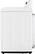 Alt View 14. LG - 7.3 Cu. Ft. Smart Gas Dryer with EasyLoad Door - White.