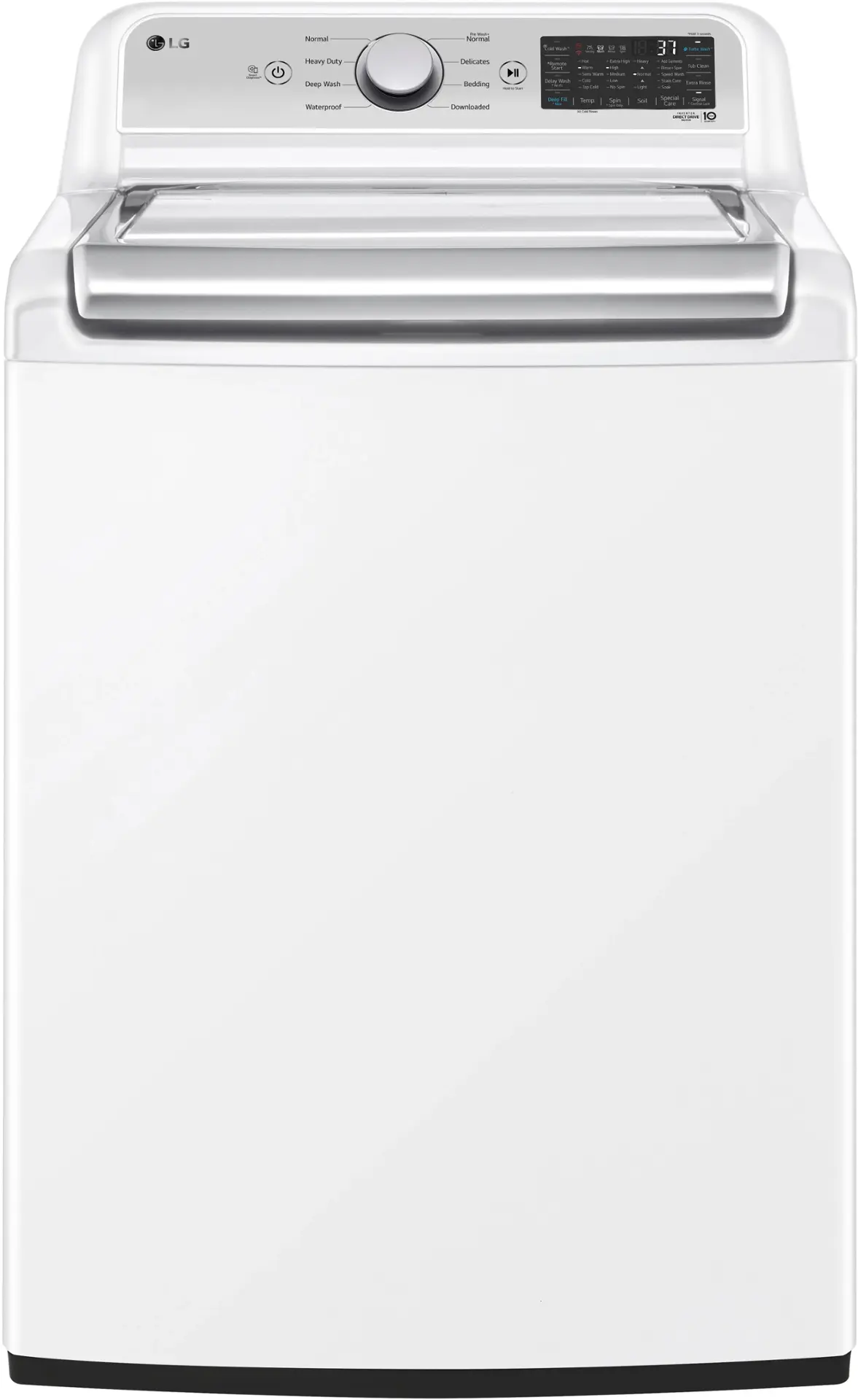 LG 5.3 Cu. Ft. High Efficiency Smart Top Load Washer with 4 Way ...