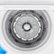 Alt View Zoom 15. LG - 5.3 Cu. Ft. High-Efficiency Smart Top Load Washer with 4-Way Agitator and TurboWash3D - White.