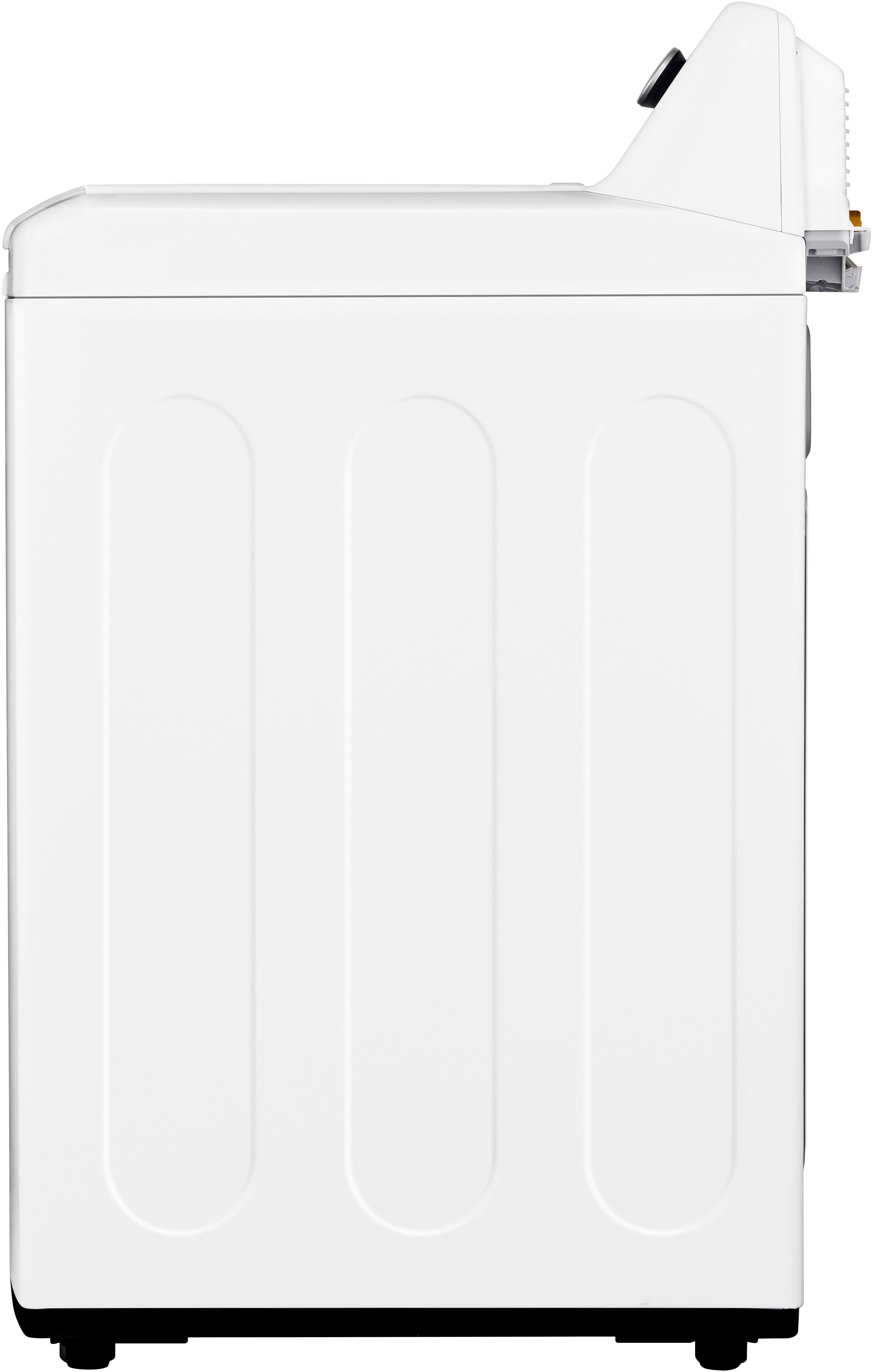 Angle. LG - 4.8 Cu. Ft. High-Efficiency Top Load Washer with 4 Way Agitator - White.